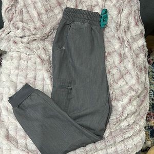 Figs Zamora high waisted joggers graphite SP